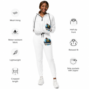 I&J Women’s cropped windbreaker