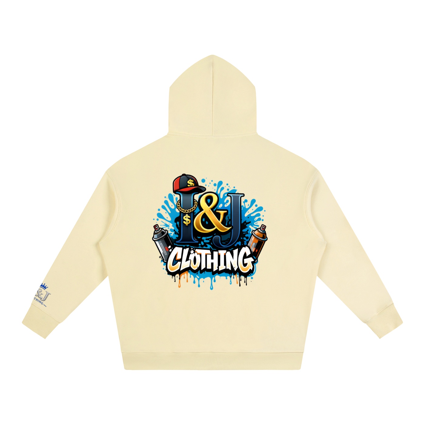 I&J Oversize Fleeced Hoodie - Image 11