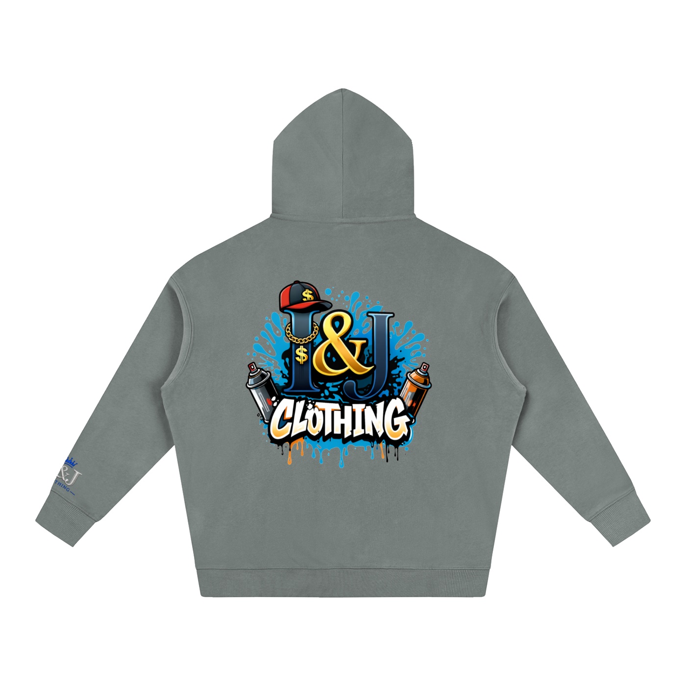 I&J Oversize Fleeced Hoodie - Image 5