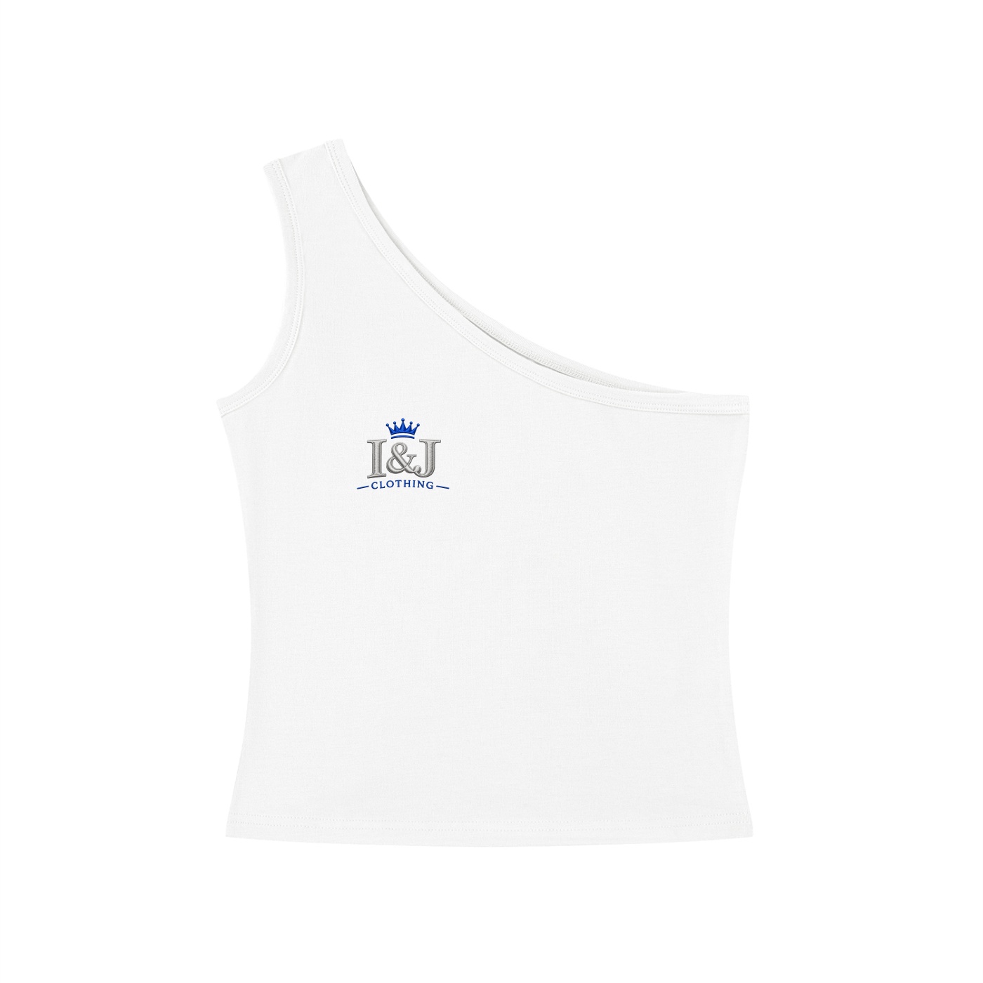 I&J Women's One-Shoulder Crop T-Shirt - Image 3