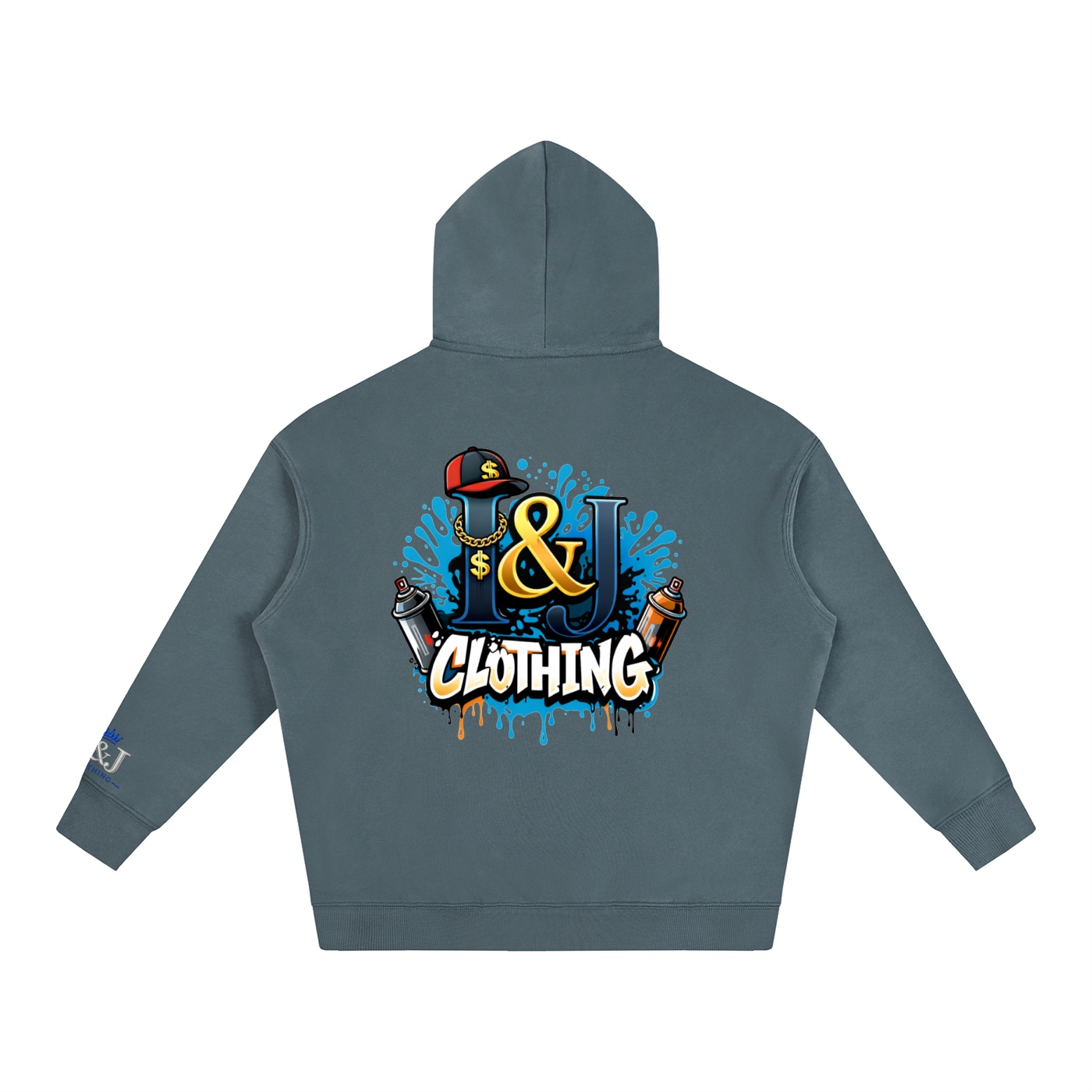 I&J Oversize Fleeced Hoodie - Image 7