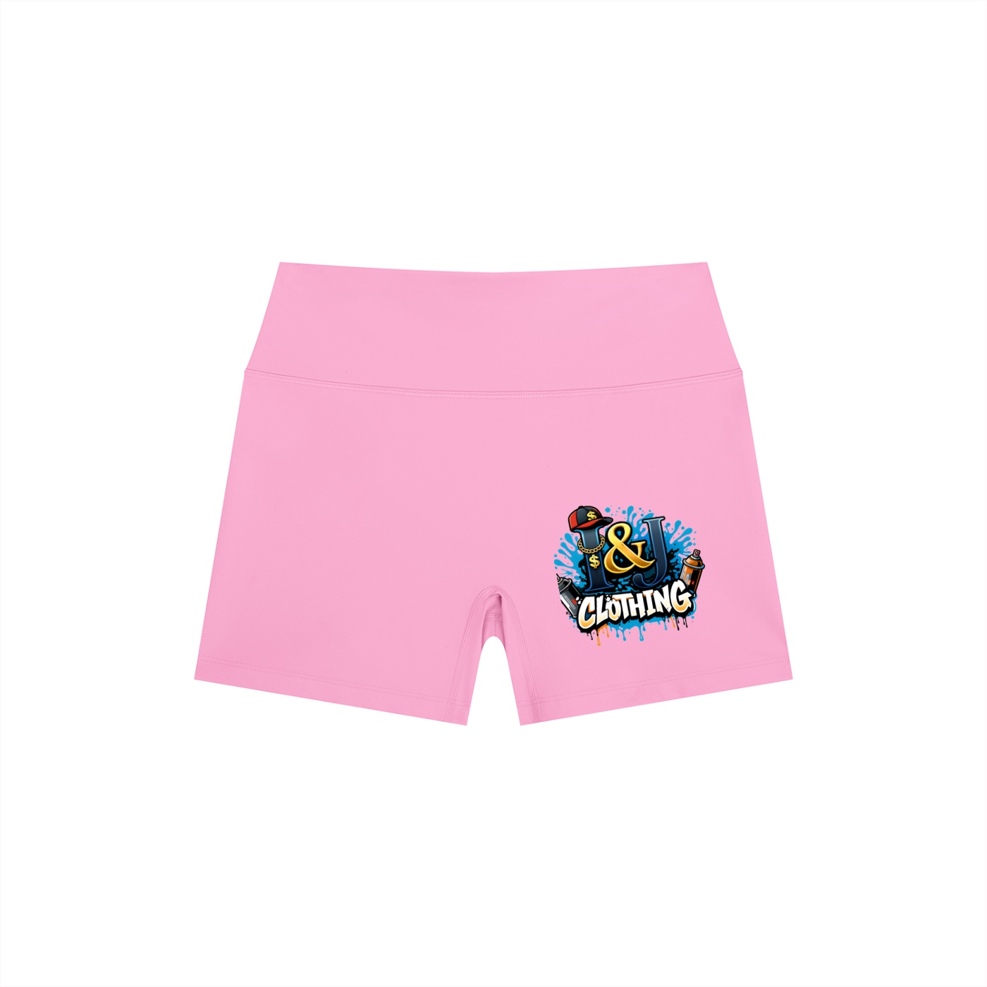 I&J Women’s High Rise Yoga Shorts - Image 11
