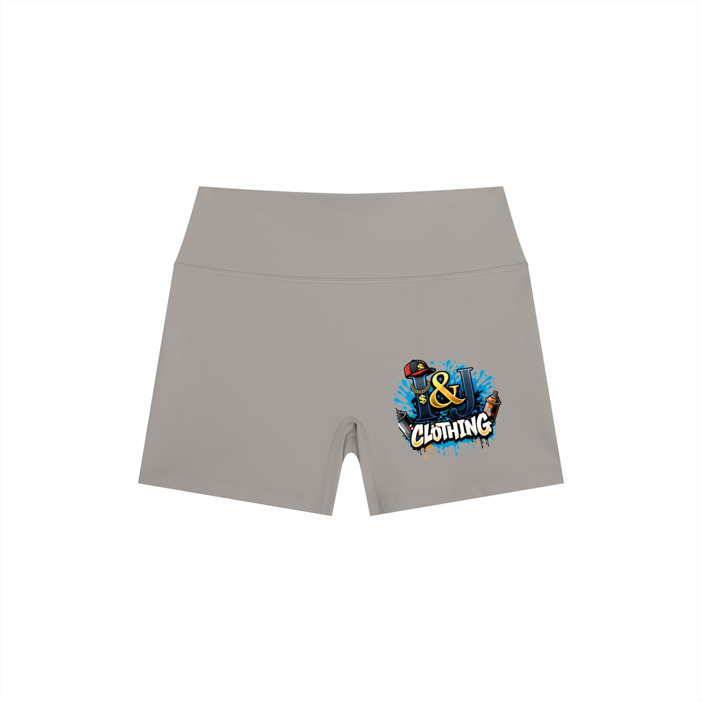 I&J Women’s High Rise Yoga Shorts - Image 5