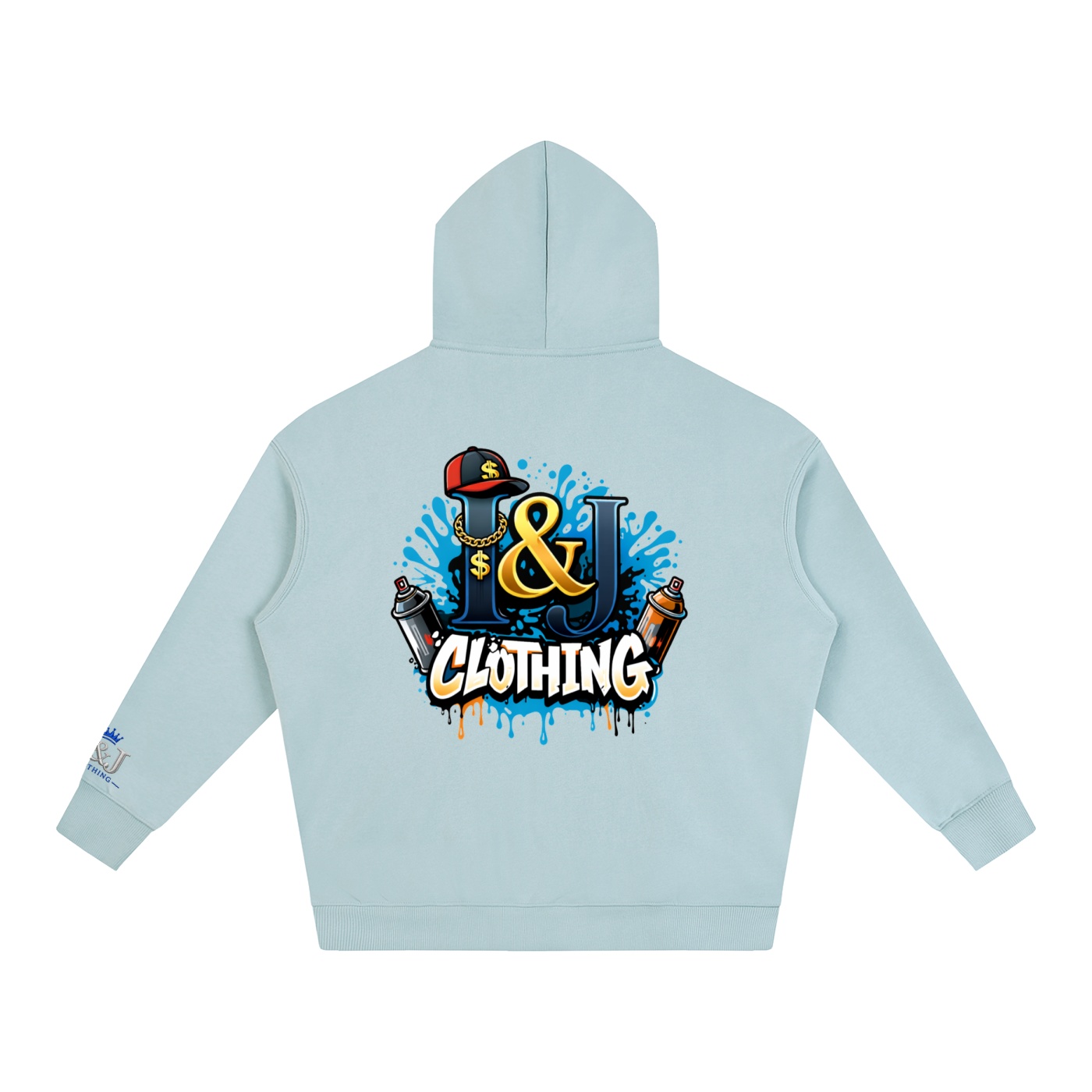 I&J Oversize Fleeced Hoodie - Image 3