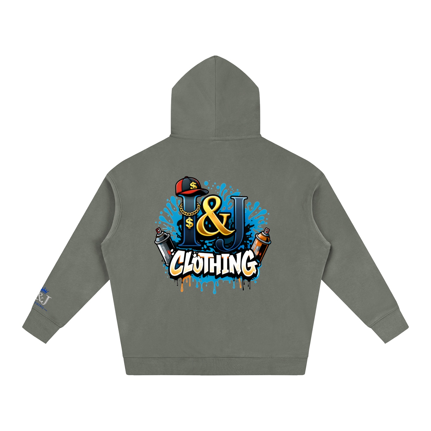 I&J Oversize Fleeced Hoodie - Image 40