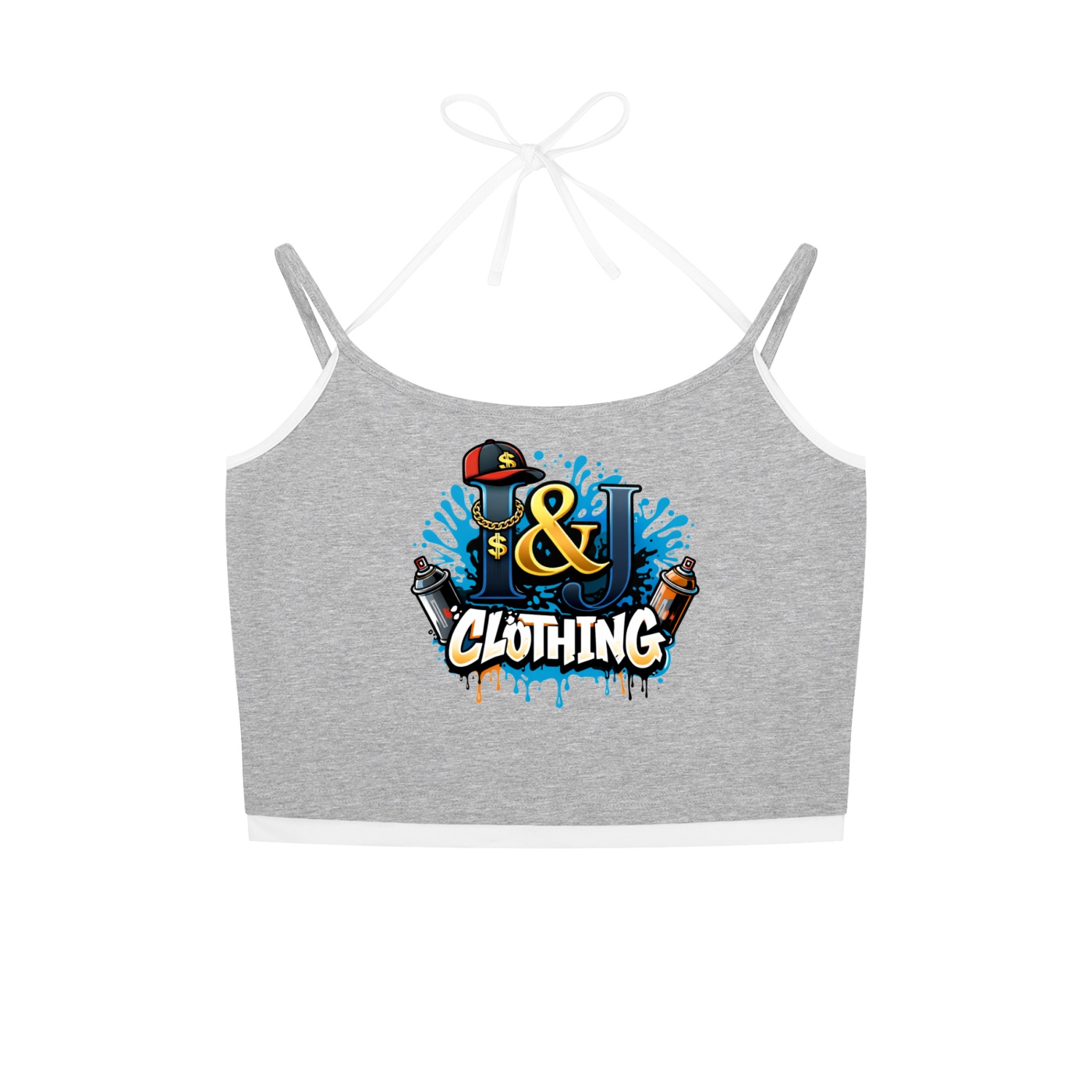 I&J Contrast Binding Halter Tank Top - Image 6