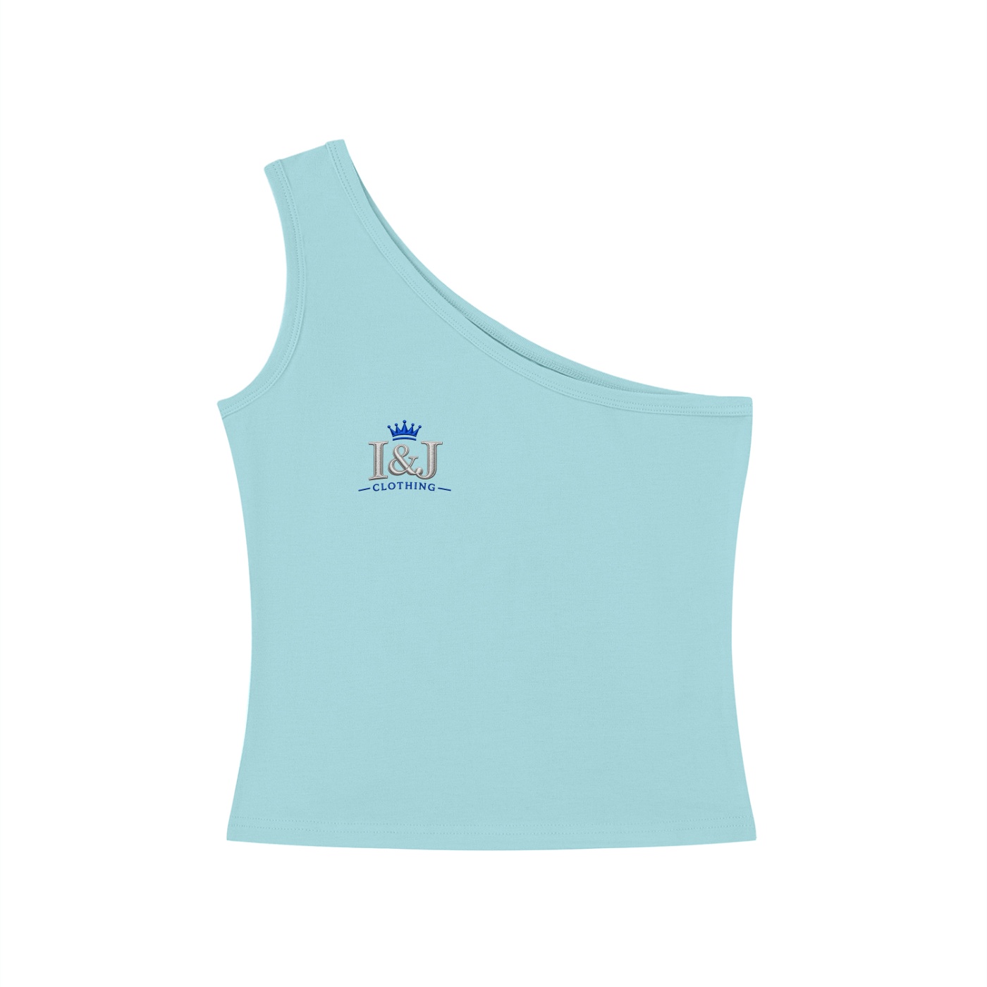 I&J Women's One-Shoulder Crop T-Shirt - Image 7