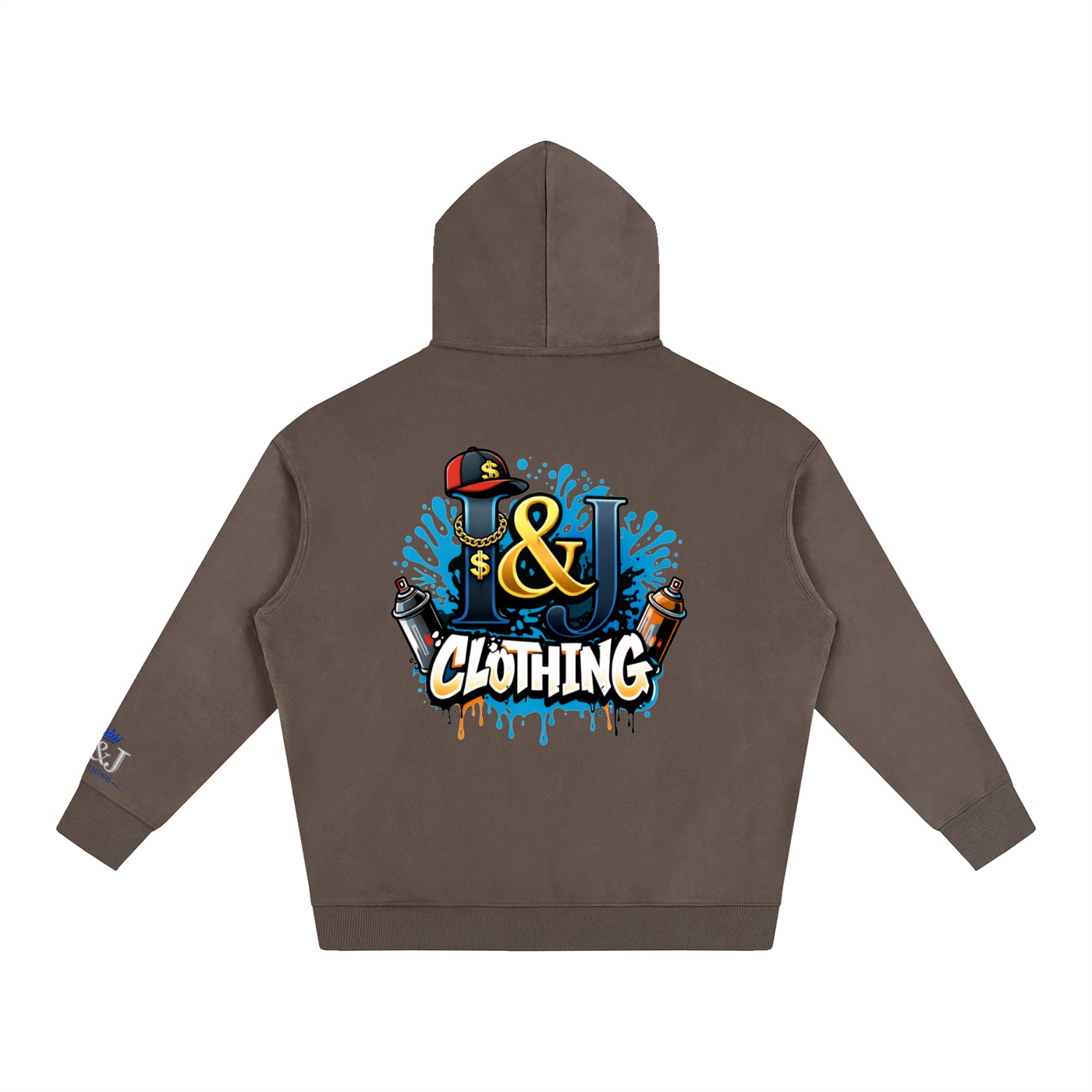 I&J Oversize Fleeced Hoodie - Image 9