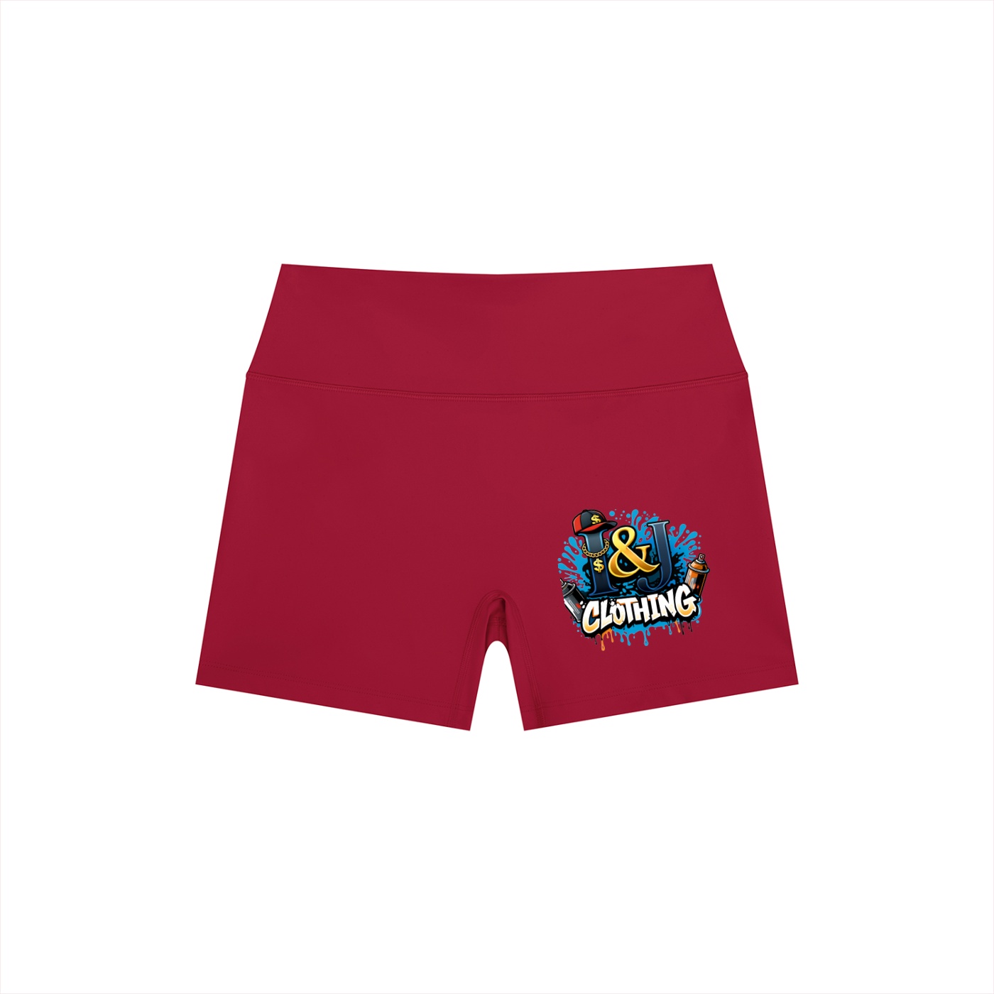 I&J Women’s High Rise Yoga Shorts - Image 13