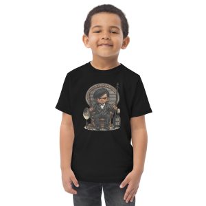 Black Power Toddler jersey t-shirt