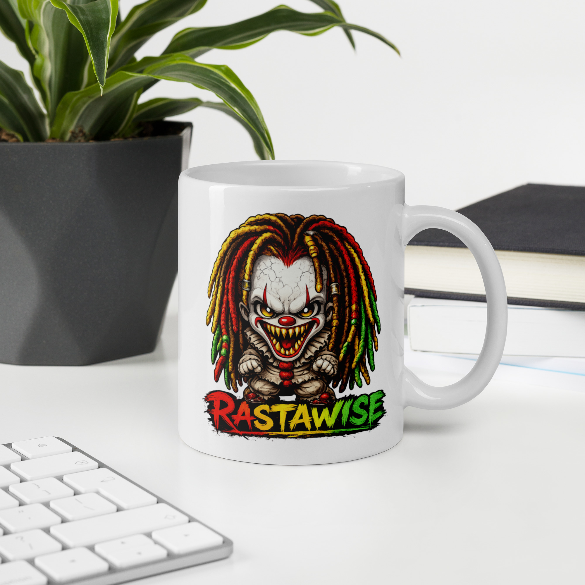 Rastawise White glossy mug - Image 2