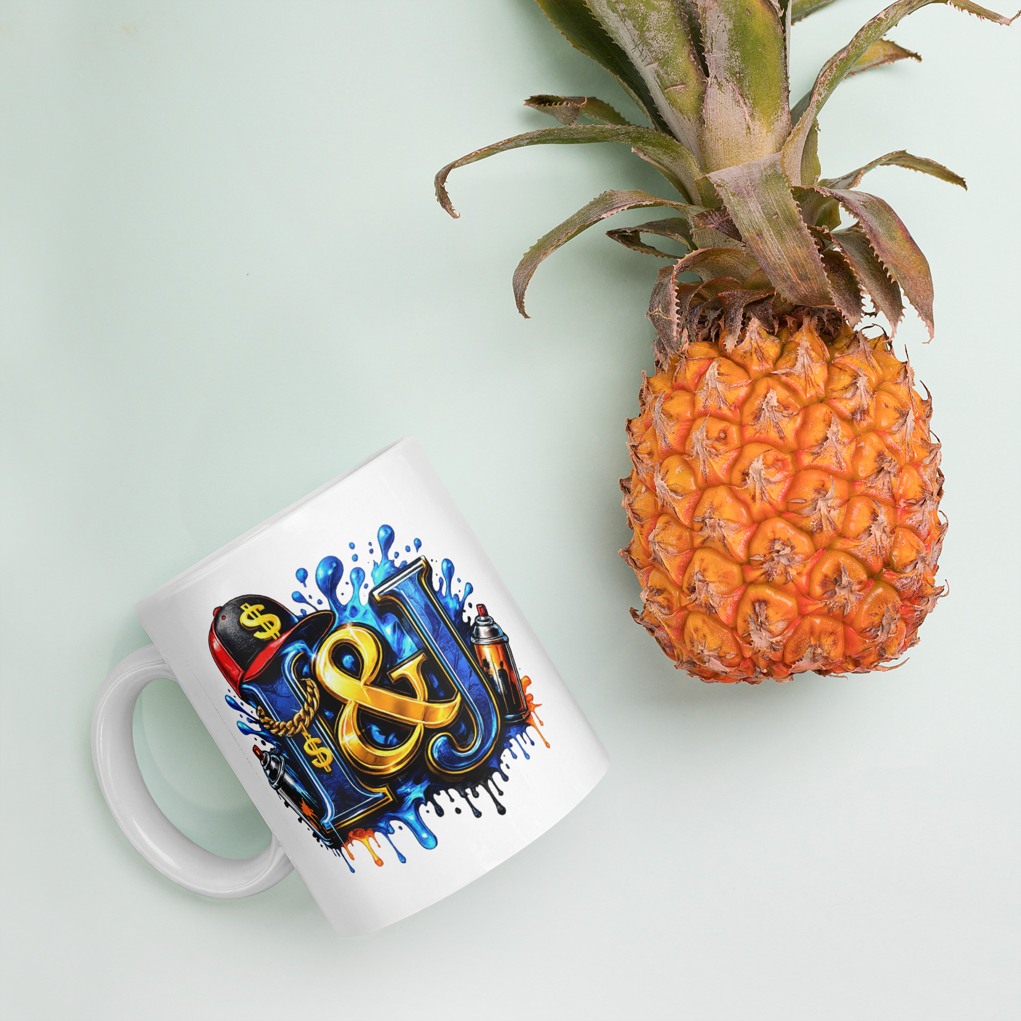 Rastawise White glossy mug - Image 4