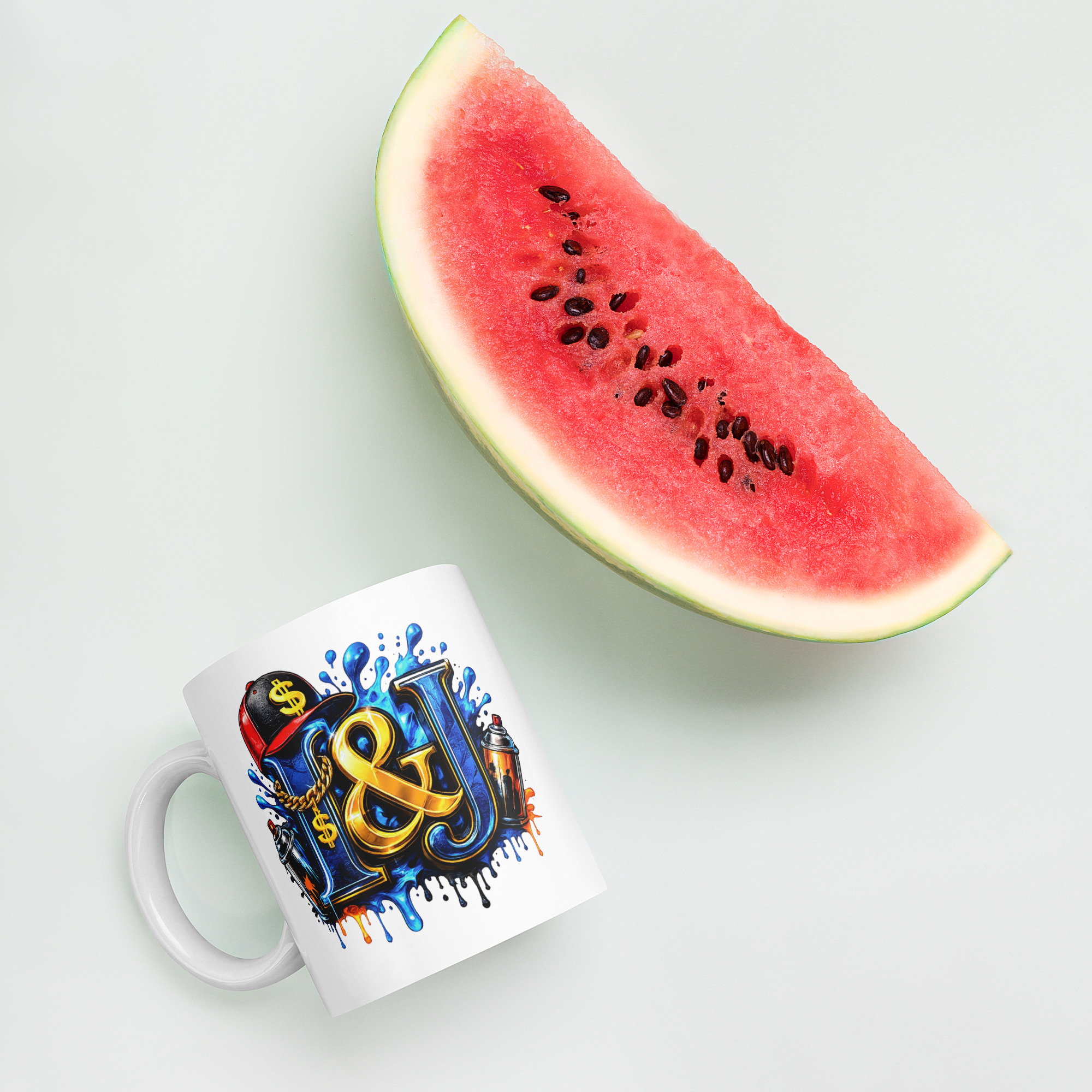 Rastawise White glossy mug - Image 5
